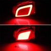 GTINTHEBOX LED Rear Bumper Reflector Lights for 2015-2018 Toyota Highlander,2