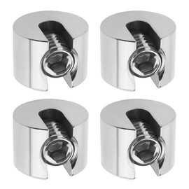 LT Easiyl 4pcs M10x6mm Wire Rope Fixing Clip Stainless Steel Stop Clamp Wire Rope Clamp Non Slip Wire Rope Cable Clamps Clamp Stopper for Tension the Rope