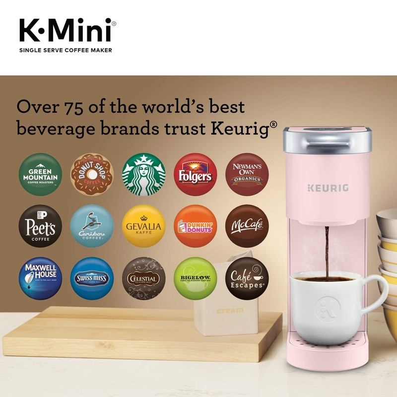Keurig K-Mini Single Serve K-Cup Pod Coffee Maker, 6 to