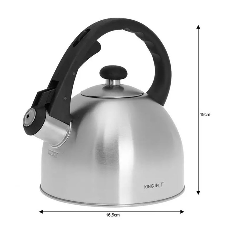 2 Litre Whistling Kettle Water Jug Kettle Stainless Steel Induction