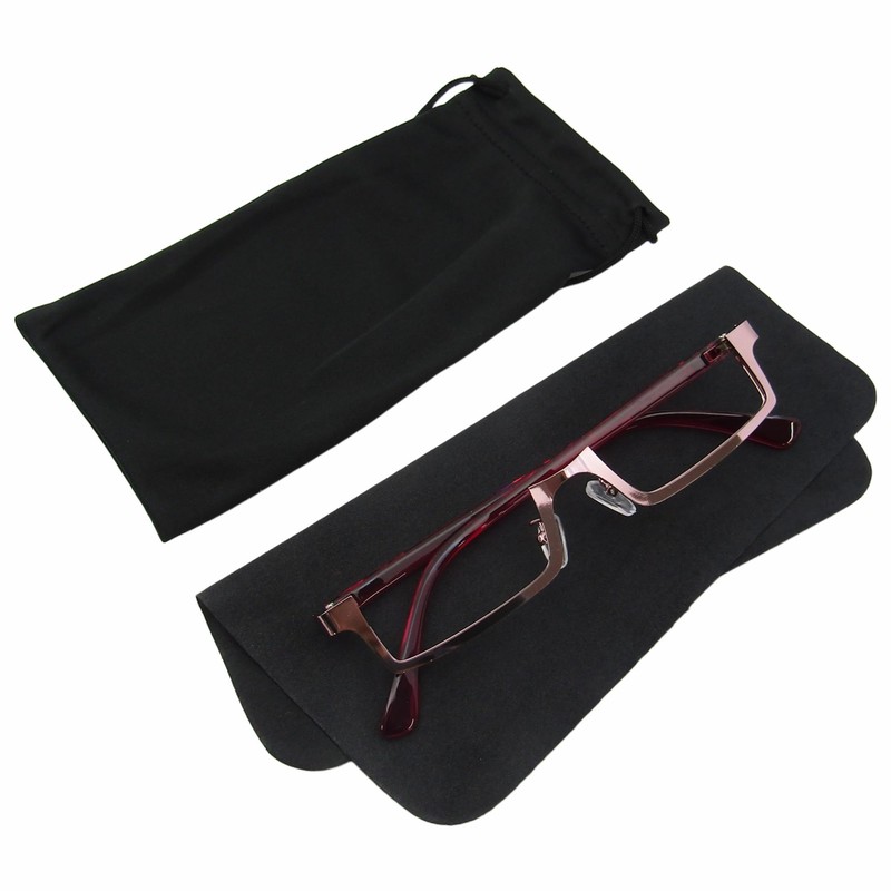 KKD Frameless Cosplay Moe Glasses Under Rim Fashion Glasses Metal