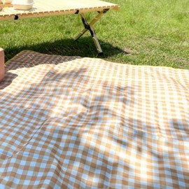 Portable Outdoor Waterproof Picnic Mat for Camping Hiking Black M (150x180cm)