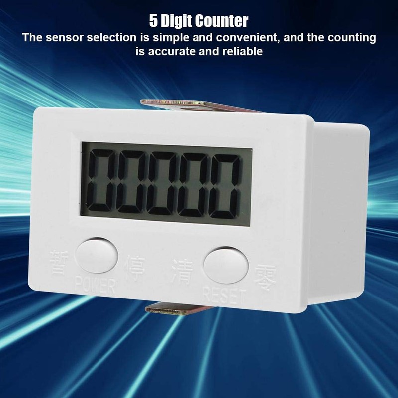 BERM® Digital Counter, BEM-5C 5-Digit LCD Display Electronic Counter 0~99999