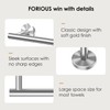 FORIOUS Towel Rail, Wall Towel Rack Mounted Stainless Steel, Hand