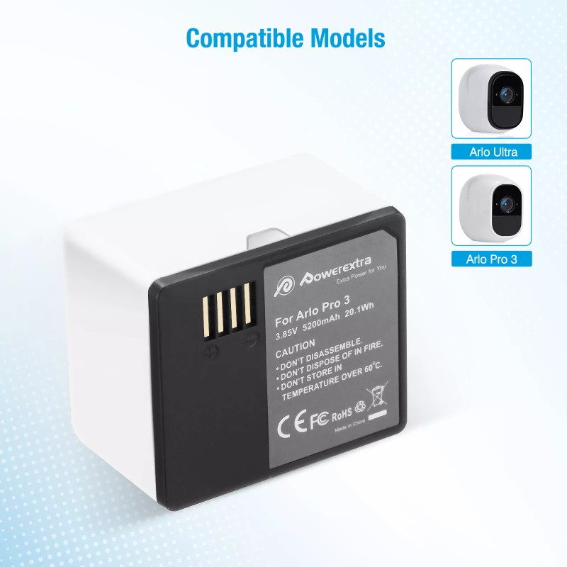 Powerextra Battery For Arlo Ultra, Ultra 2, Arlo Pro 3,