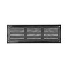 Repa Market 2-Pack 12x4 Inch Air Vent Cover/Black Galvanized Steel