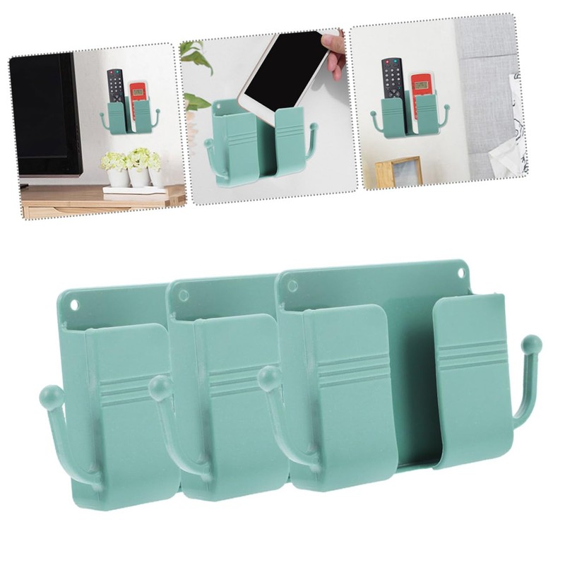 Operitacx 3pcs Wall-mounted Remote Controller Holder Nail Organizer for Tv