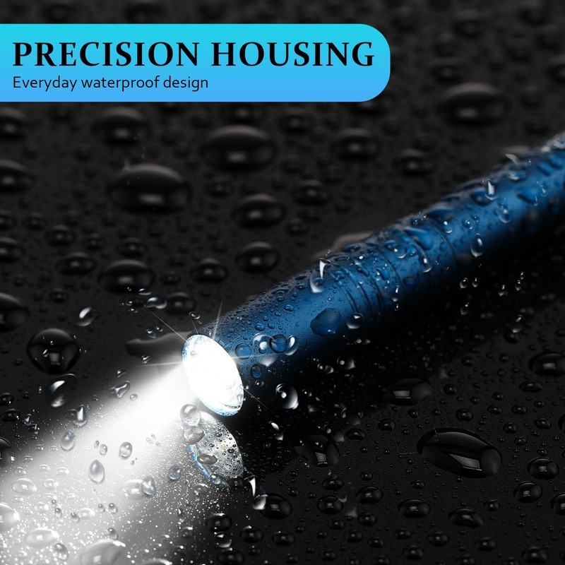 Rossesay 24 Pack Mini Pen Flashlights Bulk LED Pen Lights