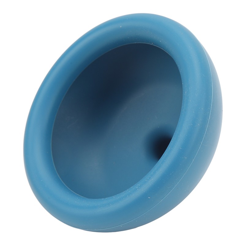 Blue Silicone Palm Chest Percussion Cup Pressure Drum Massage Chest