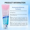 Hotluck Niacinamide Whitening Toothpaste: Removes Deep Stains, Brightens Teeth, and