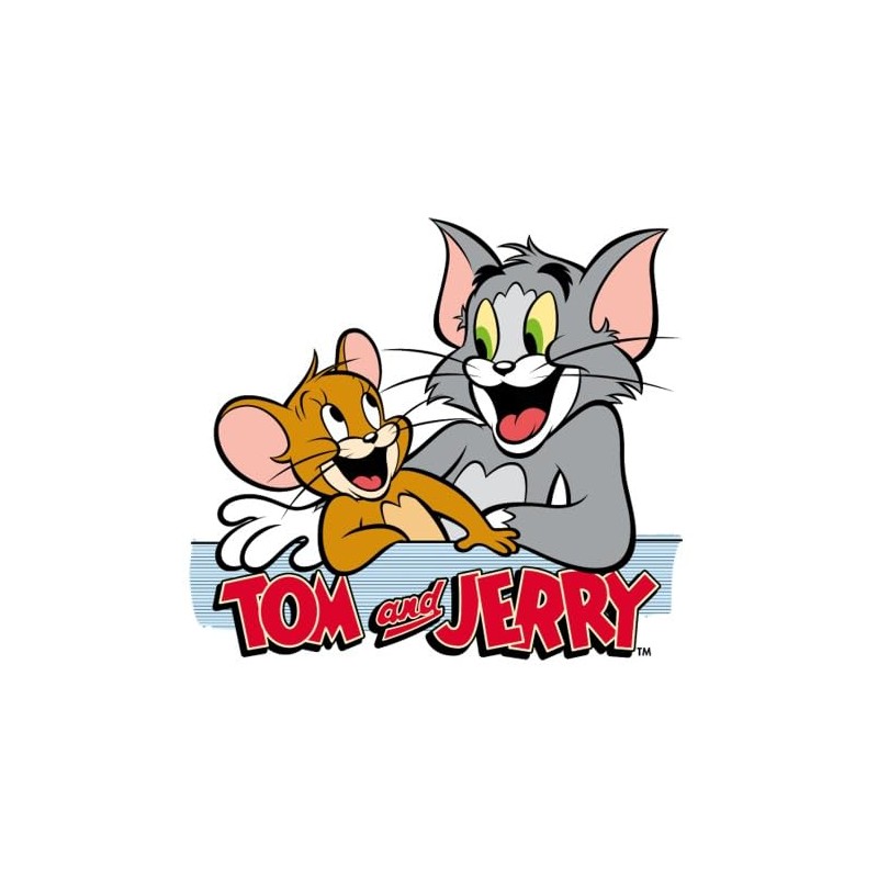Spreadshirt Tom and Jerry Happy Friends Sticker, 10 x 10