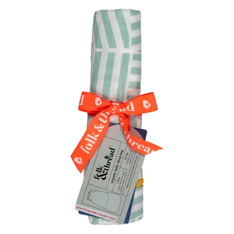 Folk & Thread Organic 0.5 tog Sleeping Bag Newborn |