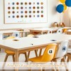 FaCraft 36PCS Boho Line Up Spots for Classroom Floor 4"