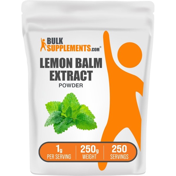 BulkSupplements.com Lemon Balm Extract Powder - Melissa Officinalis, Lemon Balm
