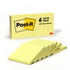 3M Post-it notas rayadas amarillo canario de 7.62cm x 7.62