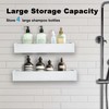 Shuntong Premium Shower Caddy, 2 Pack White, Rustproof Stainless Steel