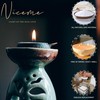 Niceme Snow Pearled Candles - 12Oz Customized Powdered Candle Sand