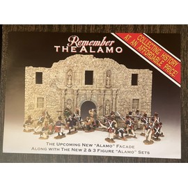 King & Country Mini Leaflet Remember the Alamo 2 Pages 6" by 8"