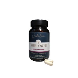 Cápsulas de Omega 3, 6 y 9 de semilla de Ahiflower, 90 cápsulas, The Mix Superfoods