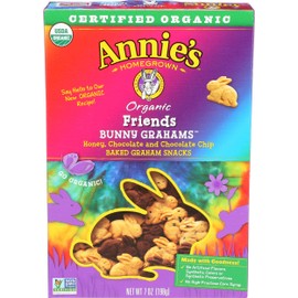 Annie's Organic Friends Bunny Grahams Snacks, 7 oz