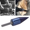 Wood Cone Punch High Speed Steel Blue Plated Hex Shank
