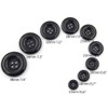 Multicolor Resin Buttons - Round 4 Holes, Various Sizes (Red,