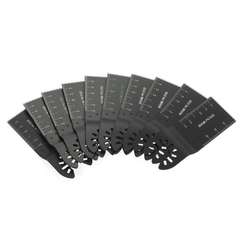 10pcs Multifunctional Saw Blades High Carbon Steel 34mm Oscillating Saw