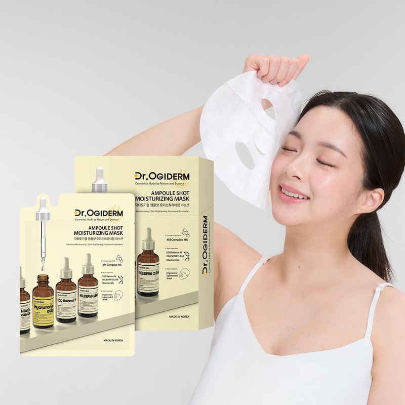 Dr. Ogiderm [Dr.Ogiderm] Ampoule Shot Moisturizing Mask Pack 30g (10
