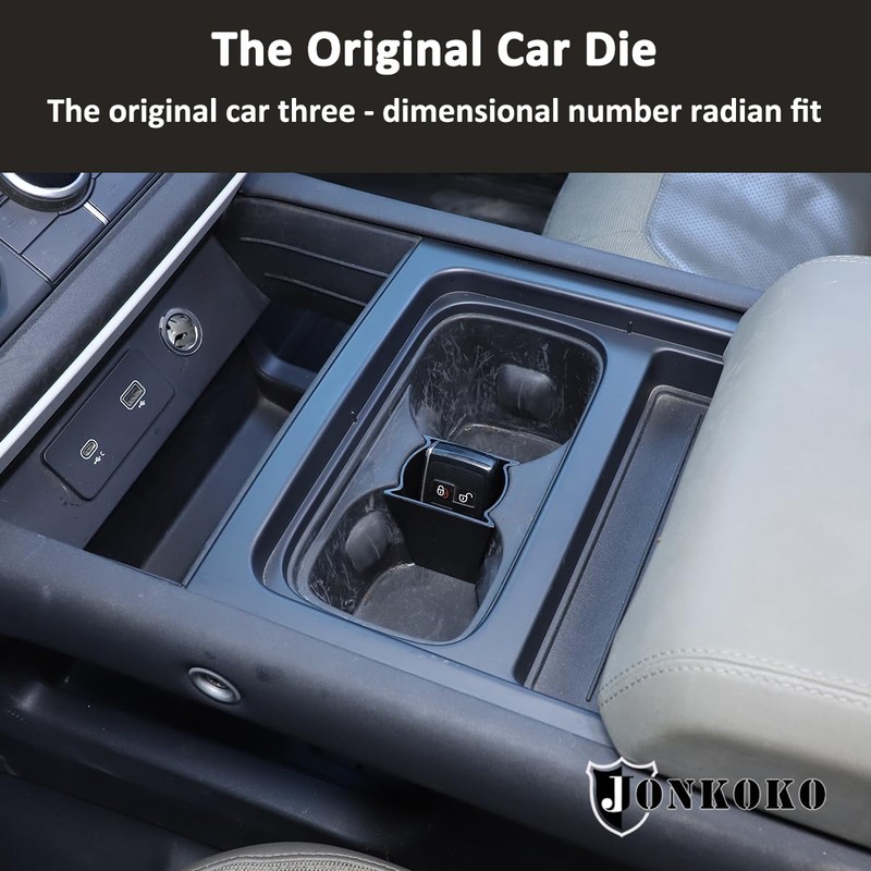 Car Center Console Cup Holder Divider Storage Box Compatible with