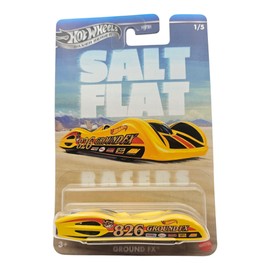 Hot Wheels Salt Flat Series, Complete 5-Car Collection Set, Silver Series Die-Cast Vehicles