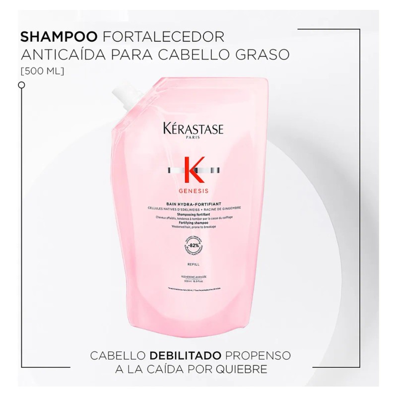 Champú Refill Genesis Bain Hydra Fortifiant 500ml Kérastase