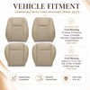 NLQR Tan Driver & Passenger Side Bottom & Top Lean