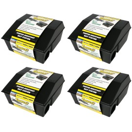 Tomcat 33450 Tamper Resistant Empty Rat Station Boxes - Pack of 4