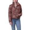 JOUJOU Women's Cheetah Print Puffer Jacket, Stylish & Trendy Coat,