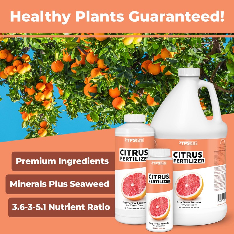 Citrus Fertilizer for All Citrus and Fruiting Trees, Liquid Plant
