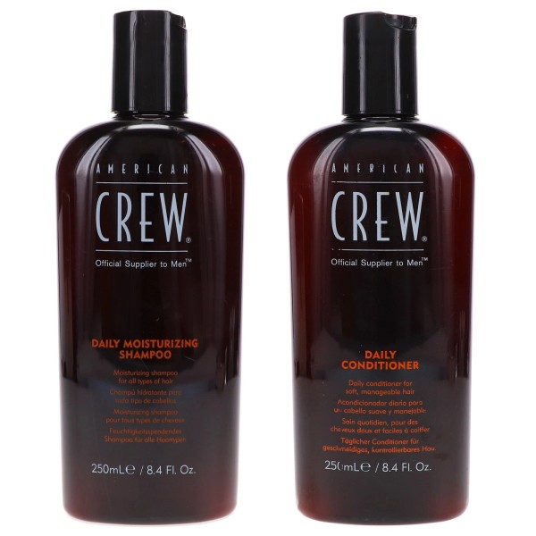 American Crew Daily Moisturizing Shampoo 8.4 oz & Daily Conditioner