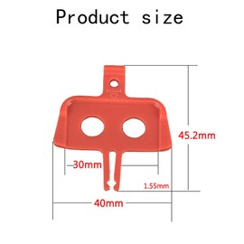 12 PCS Bicycle Disc Brake Spacers, Bicycle Hydraulic Disc Brake Pad Spreader Bike Accessories Instert Repair Spacer Tool for Mountain, Road Bike Component