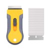 Cleaning Razor Scraper for Glass with 15 pcs Extra Blades,
