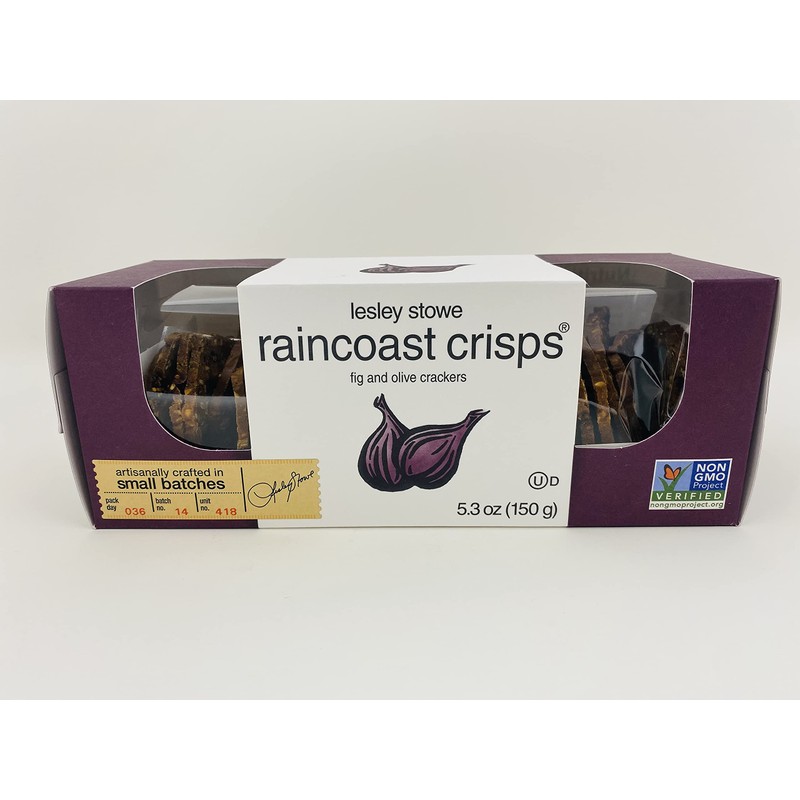 Gourmet Food Crisp Cracker Cranberry Crisps & Hazelnut | Fig