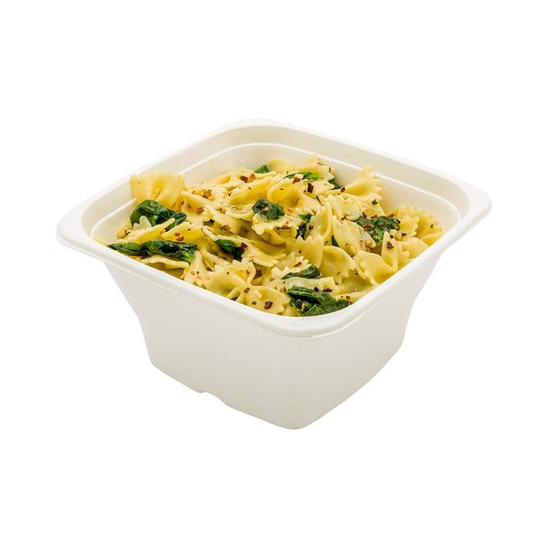 Restaurantware Pulp Tek 42 Ounce Bagasse Tall Bowls 100 Grease Impervious Bowls - Lids Sold Separately Microwavable White Bagasse Tall Bowls Reinforced Rim Sturdy For Snacks Or More