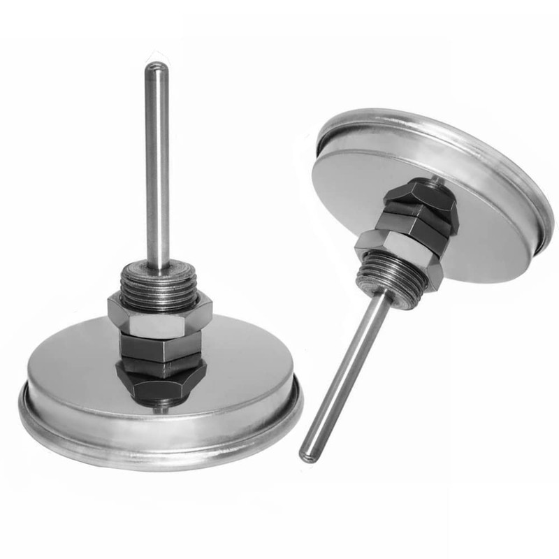 2 Pack BBQ Grill Temperature Gauge, 3 inch Dial Face
