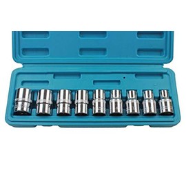 Bergen 9pc 1/2 Female Torx E-TRX Star Socket Set B1194