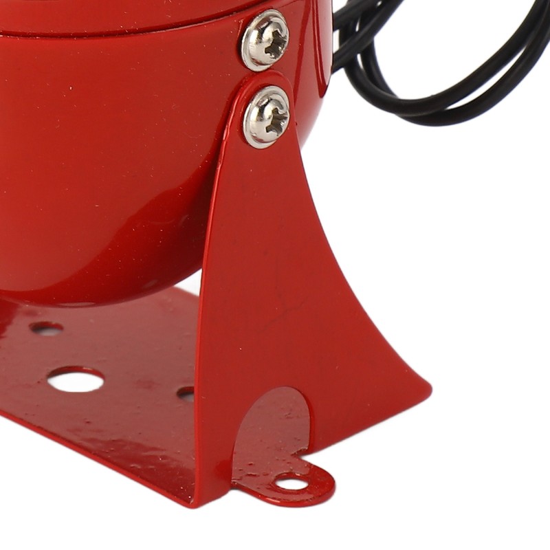 Industrial Motor Alarm Bell Red Color Steel Mini Horn Sound