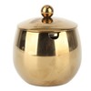 Large Stainless Steel Sugar Bowl Spice Jar With Lid Storage