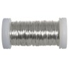 Rayher Hobby 24078000 Silberdraht, Spule, 50 m, 0,5 mm ø