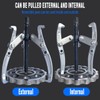 HQSSWUCH 8 in 1 Gear Puller Set, 3" 4" 6"
