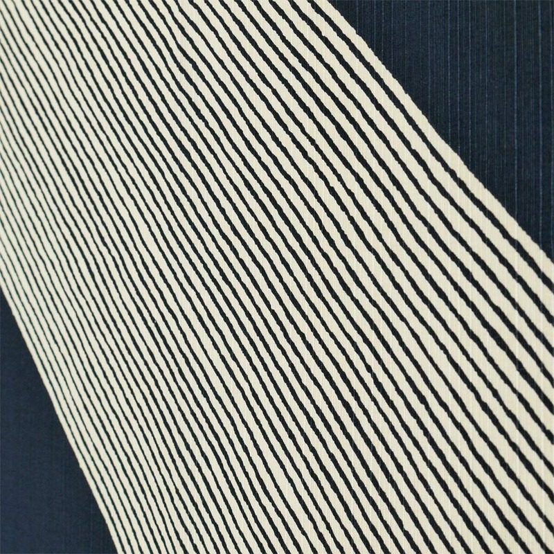 濱 Pattern Shinpei 小布 Dyed Minute, Stripe Navy Blue 50 cm
