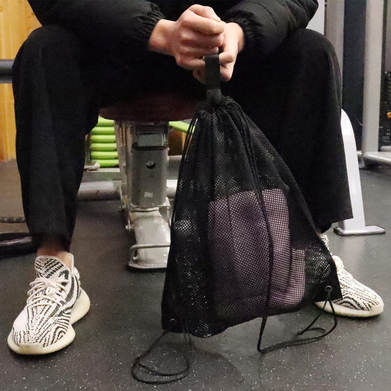 Mesh Drawstring Bag Heavy Duty Drawstring Backpack Mesh Bags Sports