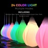 POITOI LED Poi Balls Rechargeable with 34 Vibrant Color Light