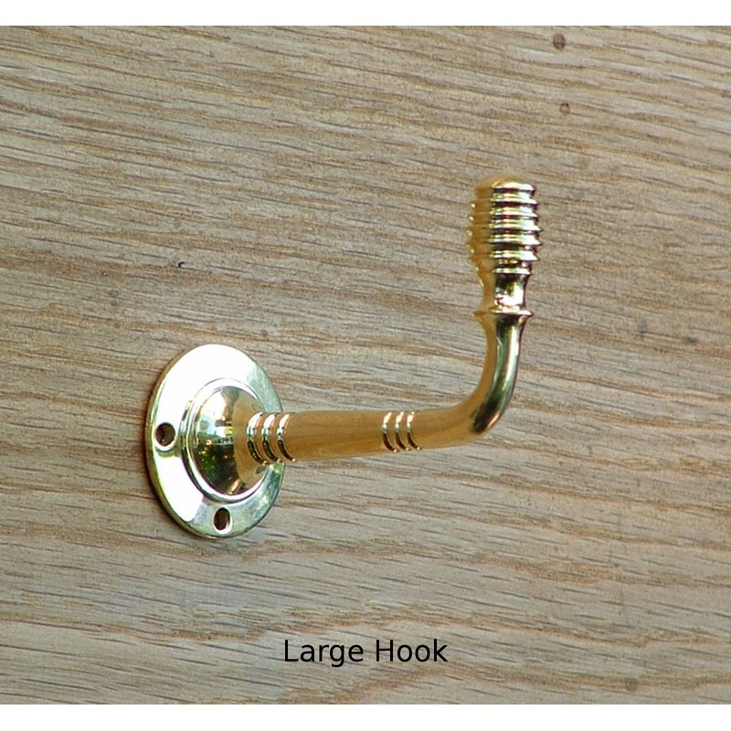 Castelion® Elegant Brass Beehive Coat Hook (Large Beehive Hook)